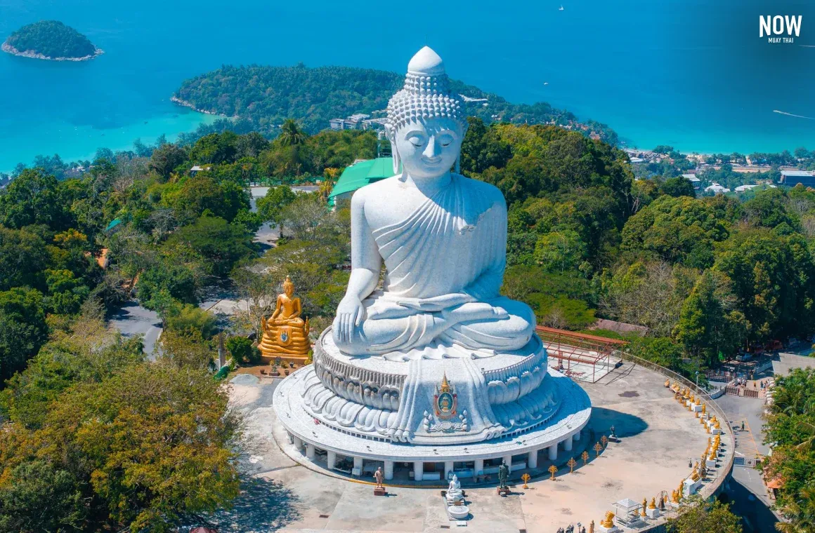 Big Buddha monument overlooking Phuket