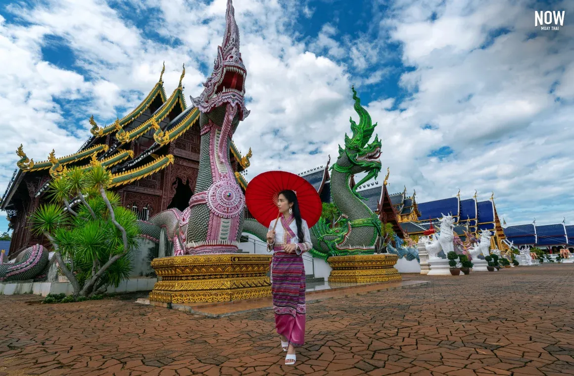 Wat Pha Lat temple surrounded by greenery in Chiang Mai