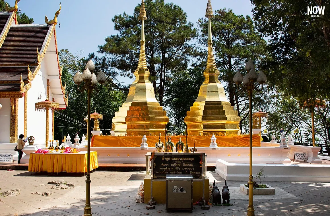 Wat Phra That Doi Tung, Chiang Rai, Thailand, ancient Lanna architecture, golden chedi, sacred Buddha relic, mountain temple, panoramic views, spiritual pilgrimage.