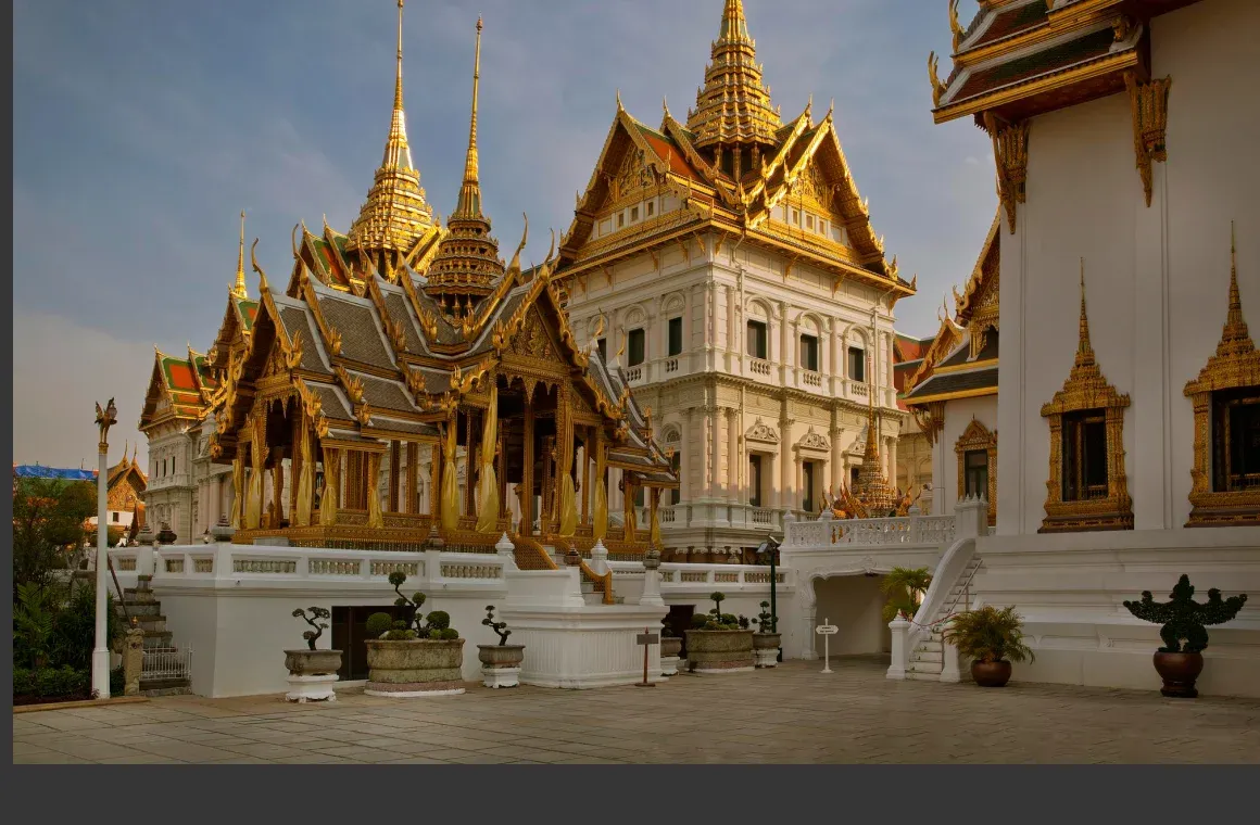 Grand Palace in Bangkok, the former royal residence of Thailand