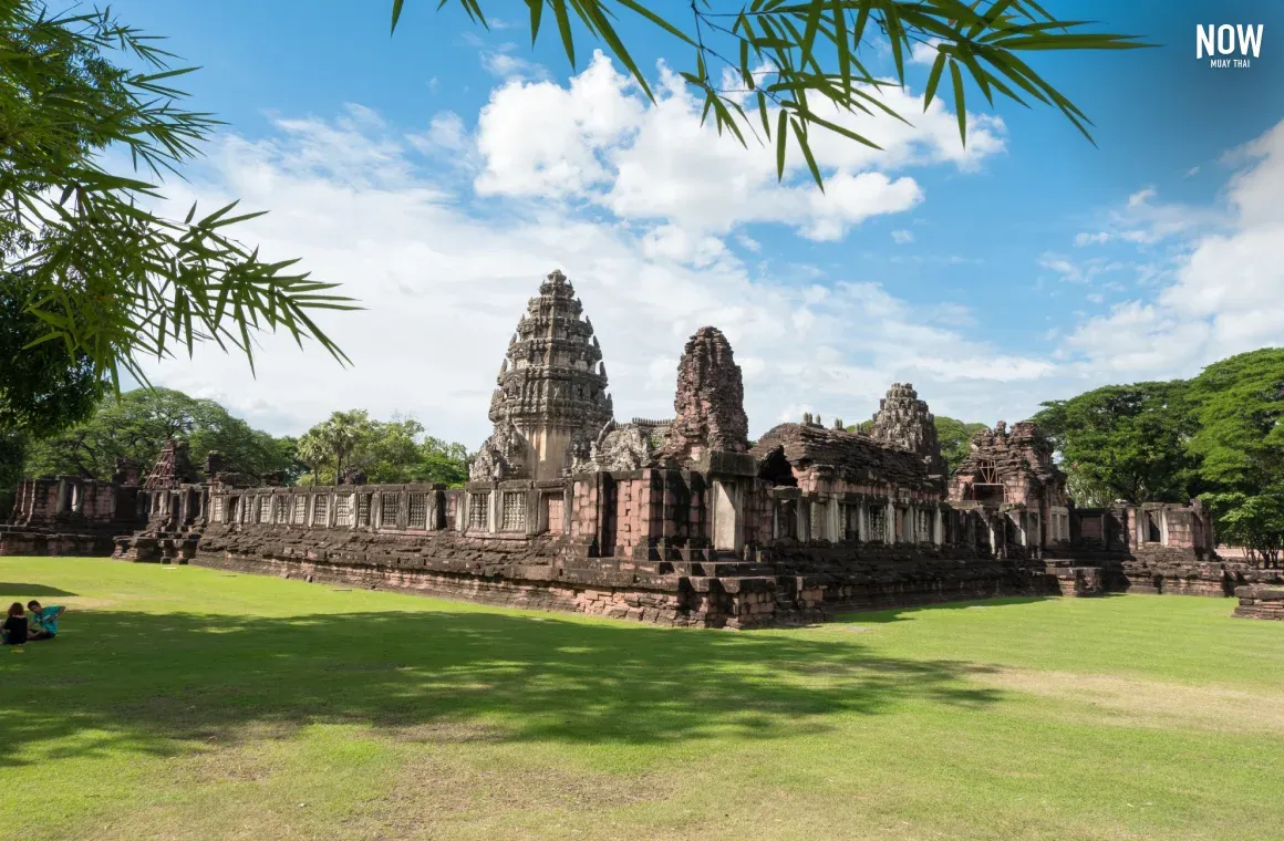 Ancient Khmer architecture at Phimai Historical Park in Korat