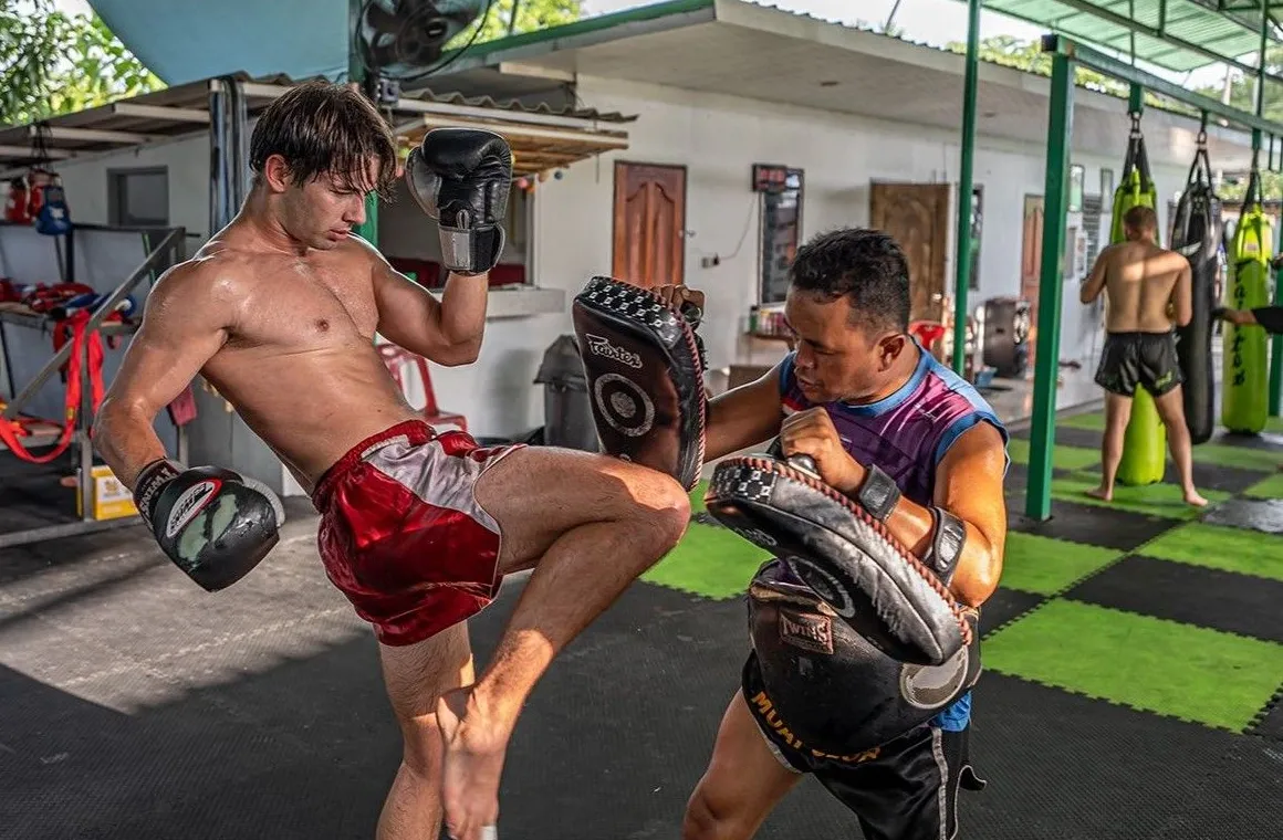 Venom Muay Thai Koh Phangan offering authentic Muay Thai training sessions for all levels in a tropical island setting.
