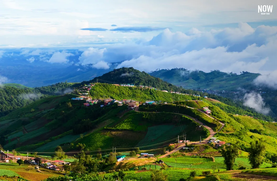 Mountain road at (phu tubberk) in Phu Hin Rong Kla National Park, Phetchabun Province, Thailand