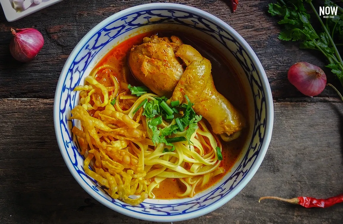 Khao Soi Gai (chicken curry noodle soup) has become a popular dish in Chiang Mai, Thailand, offering a rich and flavorful blend of curry, noodles, and tender chicken that visitors must try when exploring the region.