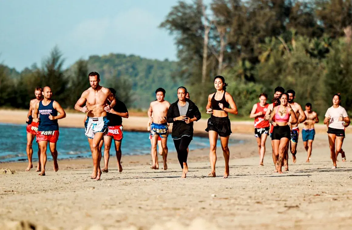 Khun Suek Muay Thai Gym near Ao Nang offers calm, authentic training with sea air and a grounded atmosphere
