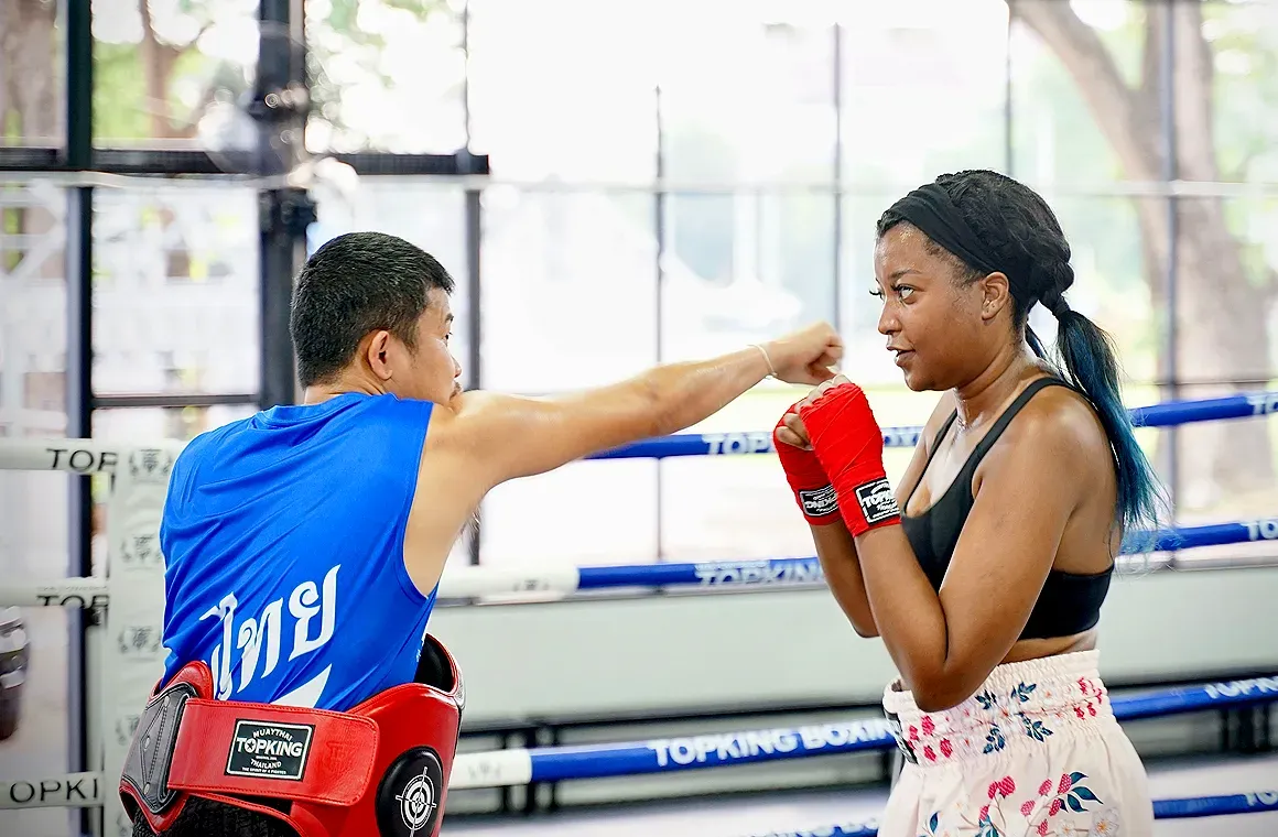 Professional Muay Thai training focuses on safe fundamentals before anything else.
